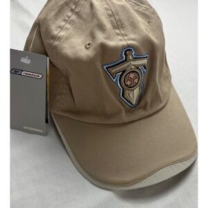 Reebok Tennessee Titans NFL Hat Mens Tan Khaki Flexfit Baseball Cap OSFM